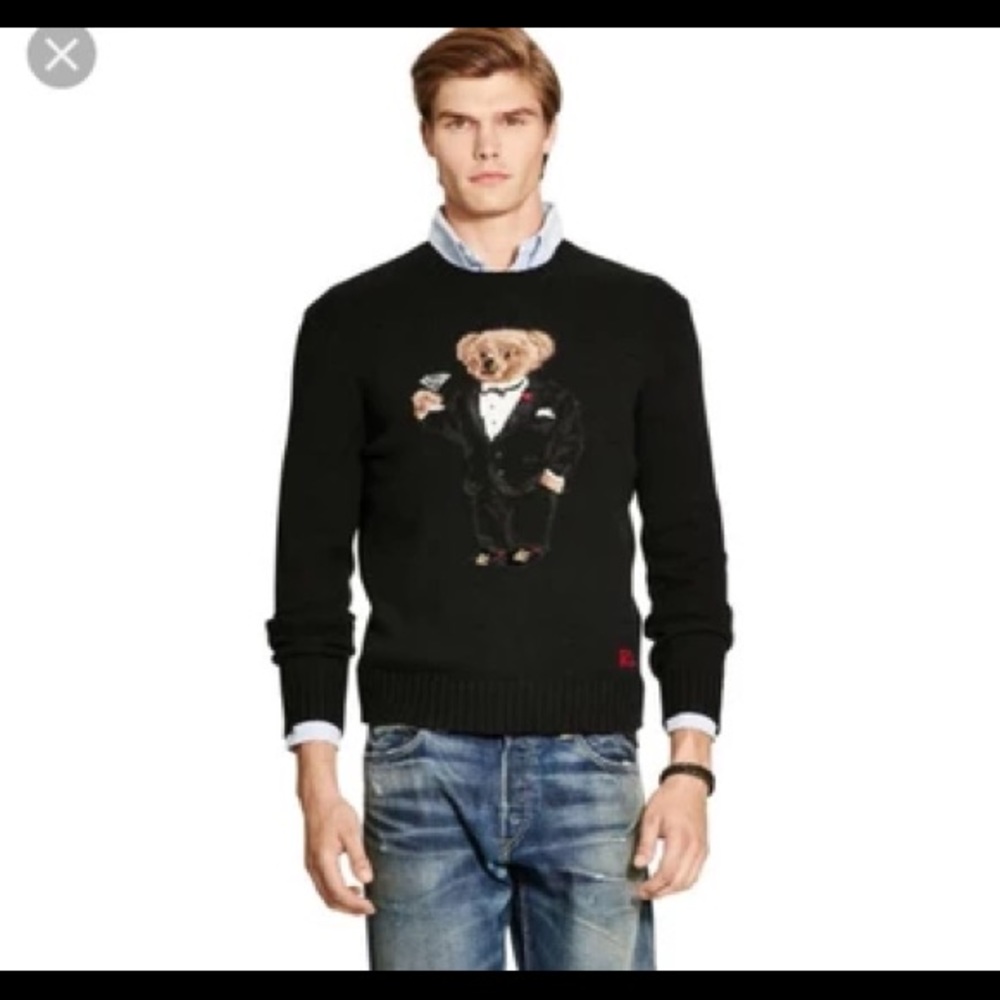 Polo Ralph Lauren Teddy Bear Tuxedo Sweater